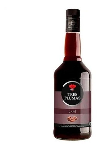 Licor Tres Plumas Licor Crema De Cafe Botella 700ml