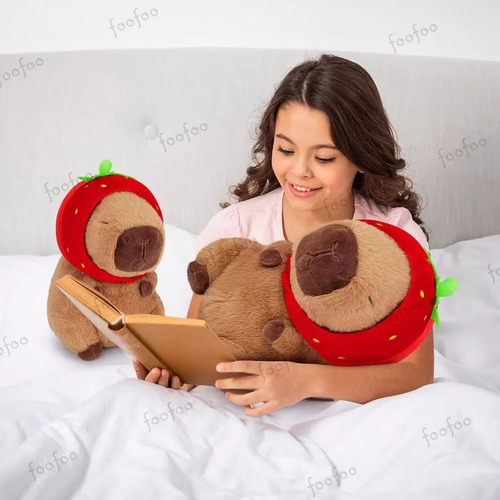 2pcs Peluche Capibara, Animales Capybara Niños Bebe Regalo Capybara Peluche Regalos Para Bebes Foofoo