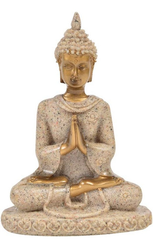 Comimark 1pcs Meditación Hecha A Mano Estatua De Buda Estatu