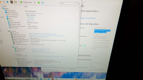 Pc Oficina Estudiar Athlon Ii X2 250 4gb Ddr2 Con Disco Ssd (Usado)