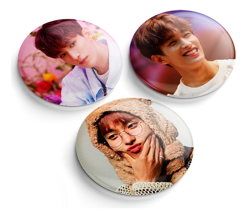 Bottons Seventeen 3,5cm - Kpop Kit 4 Dk