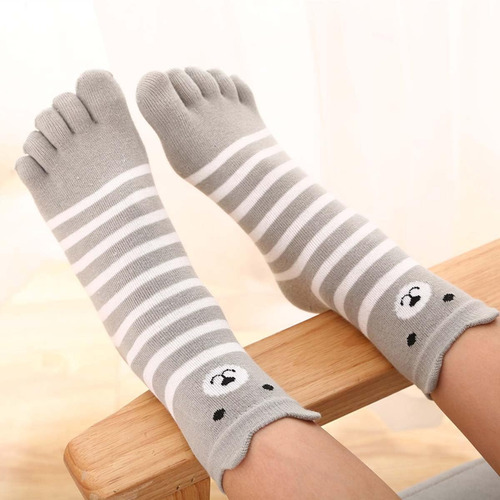 Calcetines Elásticos De Algodón Para Niños 2 Pares 3 A 12 Añ