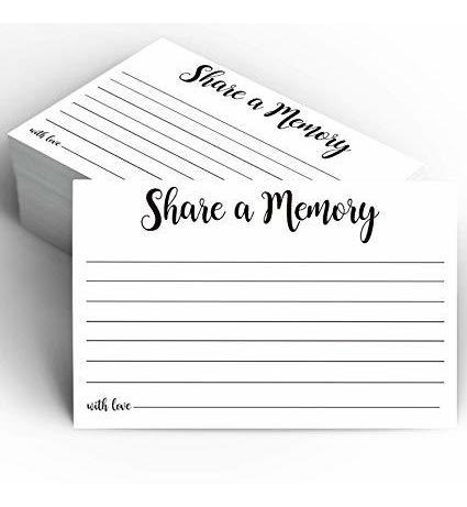 50 Compartir Una Tarjetas De Memoria Para El Entierro, Conme