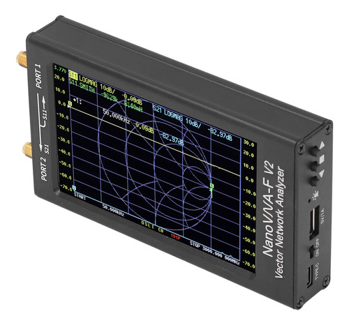 Analizador Red Vectorial Interfaz Sma Rf Resolucion 800x480