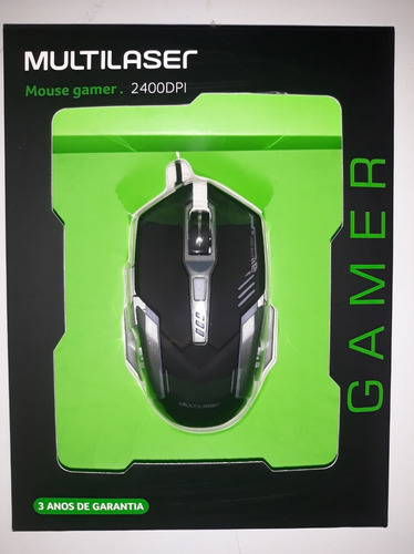 Mouse Gamer Multilaser 2400 Dpi Mo269