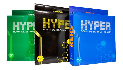 Kit Boinas Polimento Kers Corte Refino Lustro Hyper 5pol