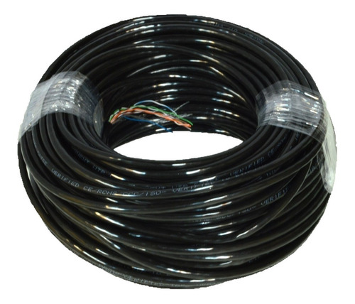 Cable Utp Exterior Cat6 Rollo 100mt 30% Cobre Compre Calidad