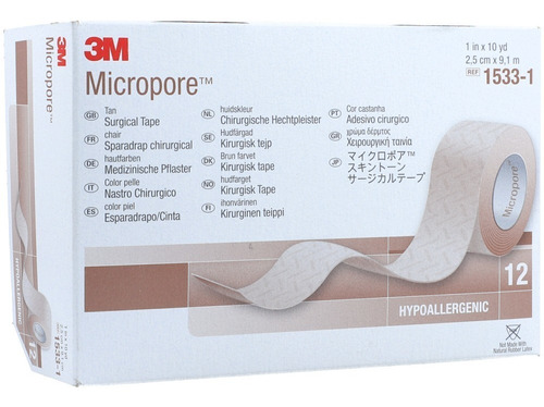Micropore 3m 1 Pulgada 1 Caja* 12 - Unidad A $4000