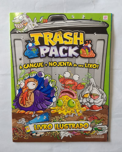 Álbum Trash Pack Gangue Do Lixo Completo Figurinhas Coladas