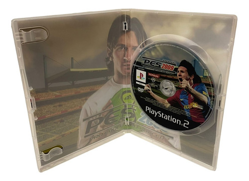 Pes 2009 Play 2 Com Capa E Pôster Ps2