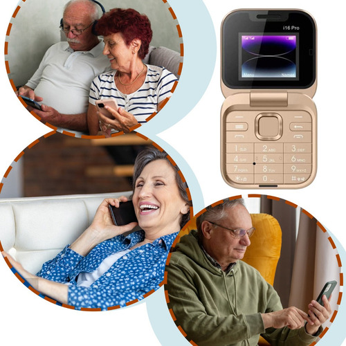 2025 Nuevo Flip Mini Teléfono Móvil Con Radio Fm 2 Tarjetas Sim