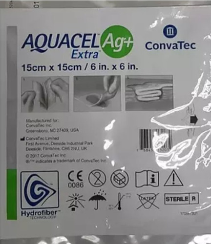 1 Aposito Aquacel Agextra+15x15 - Unidad a $50000