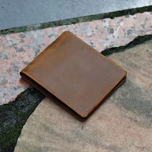 Cartera Para Hombre Grabada Billetera De Cuero Personalizad