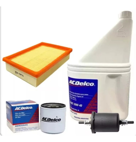 Kit Aceite Acdelco Y 3 Filtros Chevrolet Corsa Classic Repuestos Floresta