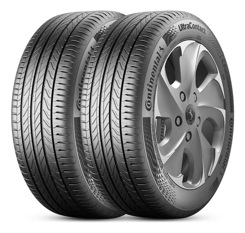 Kit 2 Pneu Aro 17 205/55r17 Continental Ultracontact 91v