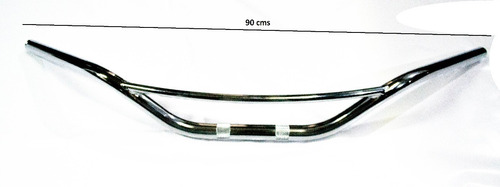 Manillar Hollywood Bar Cromo 1 PuLG Para Harley Davidson