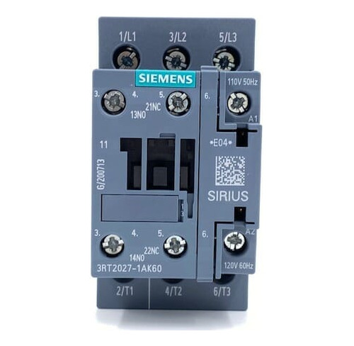 Contactor De Potencia 3rt2027-1ak60 Siemens