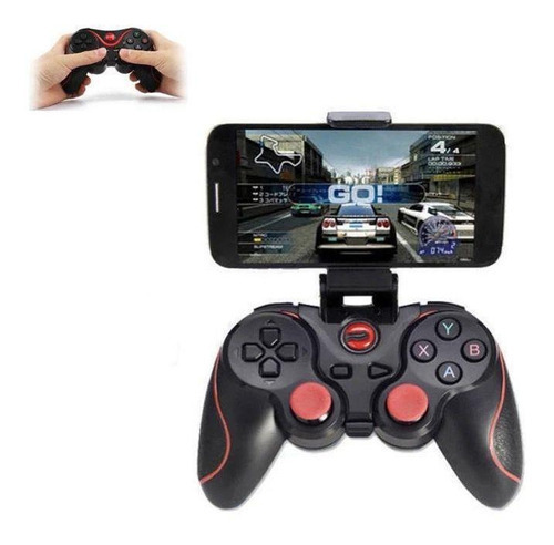 Controle Sem Fio Celular Android X3 Preto
