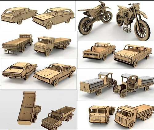 Imagem 10 de 10 de Arquivos Para Corte De Carros, Caminhões Motos.