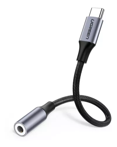 Cabo Adaptador USB Tipo C para Jack 3.5mm de Auscultadores / Fones