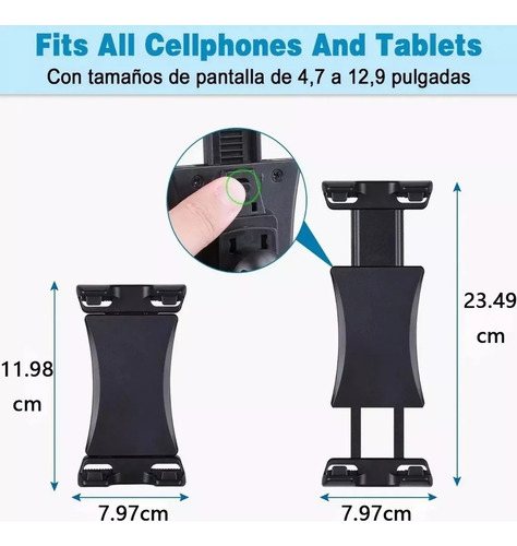 Soporte De iPad Tablet Para Spinning, Soporte Porta Celular