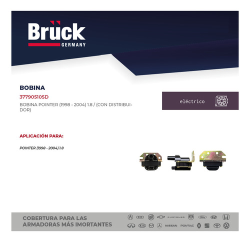 Bobina Pointer 98 99 00 2001 2002 2003 2004 Con Distribuidor