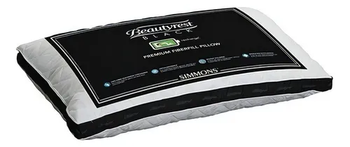 Almohada Simmons Beautyrest Black 90x50 Color Blanco