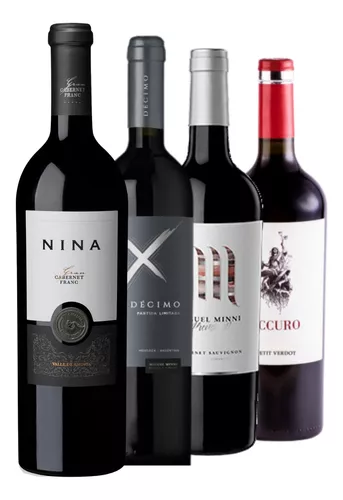 Vinos Caja Degustación Tintos Boutique 4 Botellas