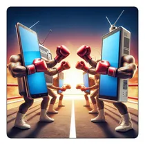 Comprar Mousepad Batallas Tecnologicas Celulares Vs Televisores C4