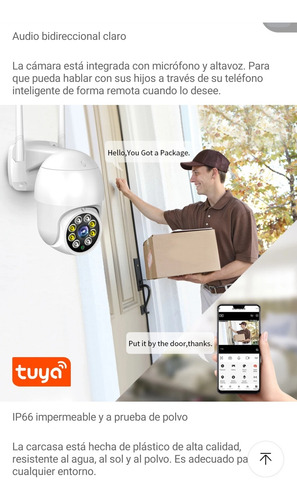 Sistema De Seguridad Wifi Con Sirena Y Camara Completo