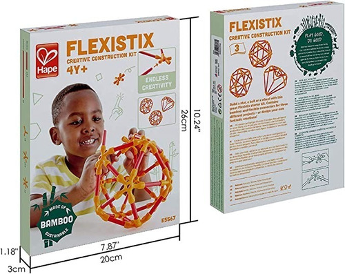 Set De Palitos De Bambú Para Construir. Flexistix. Hape