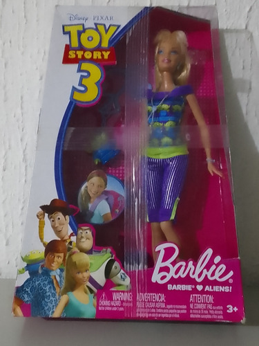 Barbie Toy Story 3, Barbie Loves Alien - Envio Gratis