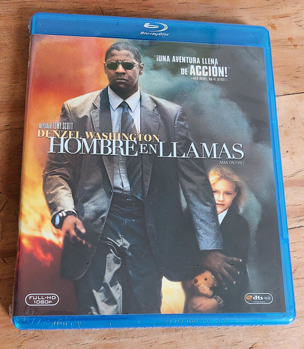 Hombre En Llamas / Denzel Washington Blu-ray Nuevo