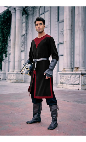 Disfraz Medieval Para Hombre, Disfraz De Caballero De Túnica