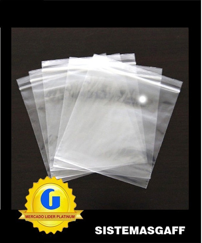 Imagen 2 de 4 de 100 Bolsas Para Ropa Prendas 17x25cm Cierre Zipper Hermético