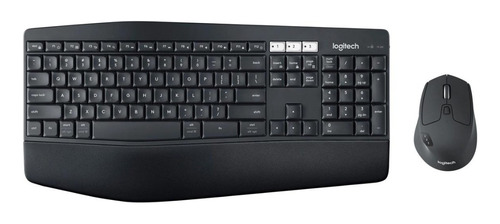 Kit de teclado y mouse inalámbrico Logitech MK850 Inglés UK de color negro