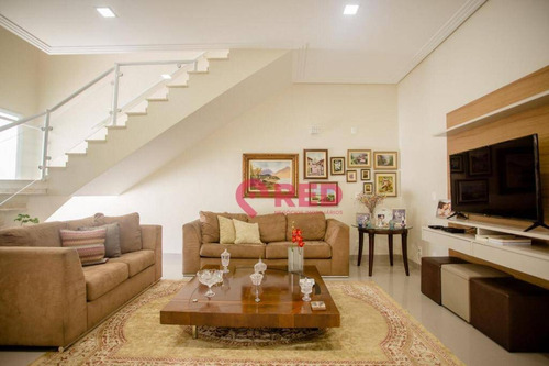 Lindo Sobrado Com 4 Dormitórios À Venda, 309 M² Por R$ 1.400.000 - Condomínio Portal Da Primavera - Sorocaba/sp - So0339