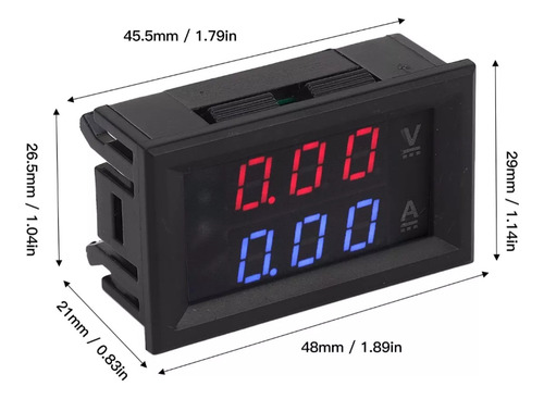 Voltimetro Y Amperimetro Digital 0-100v 10a
