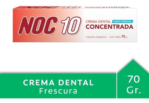 Crema Dental Noc 10 Colgate Sabor Original - 70 G