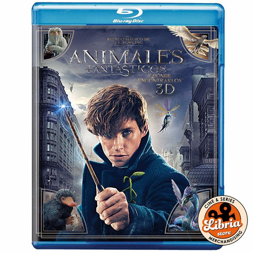 Blu Ray + 3d + Dvd Animales Fantasticos 3 Discos Con Extras