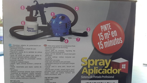 Imagen 2 de 4 de Equipo De Pintar Maquina Spray De 650w Paint Sinteplast