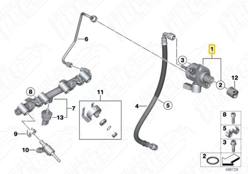 Bmw 320i 2.0 Top 2011-2012 Bomba Alta Pressão