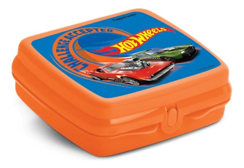 Porta Sándwich Hot Wheels Tupperware 