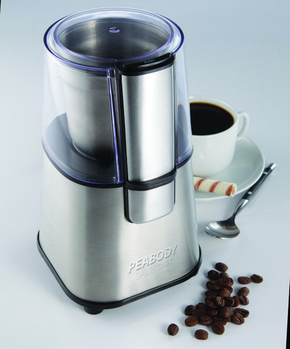 Molinillo De Cafe Y Semillas Peabody Pe-mc9100 Inox 220w P1 Color Gris