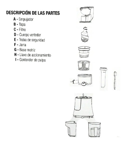 Juguera Ultracomb Extractor De Jugos Jg2708 En Cuotas | Cuotas sin interés
