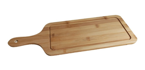 Tabla De Picar Con Mango Madera Para Cocina Verduras 14x26