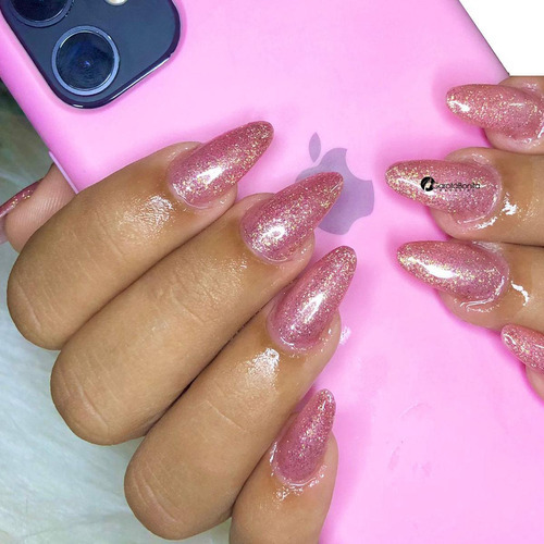 Kit Esmalte En Gel Uv Molde F1 Con Curvatura Y Polygel Uñas