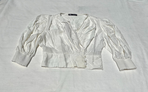 Blusa Zara De Mujer Color Blanco