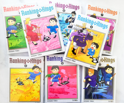 Ousama Ranking Pack 8 Tomos Manga Ivrea España