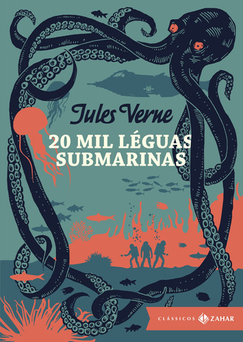 20 mil léguas submarinas: edição bolso de luxo, de Verne, Jules. Editora Schwarcz SA, capa dura em português, 2014